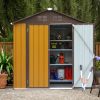 Shed 6' x 4' Outdoor Storage Shed Organizer, Garden Tool House for Backyard