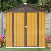 Shed 6' x 4' Outdoor Storage Shed Organizer, Garden Tool House for Backyard