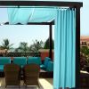 W54*L108in Outdoor Patio Curtain/Light Blue