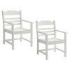 HIPS Outdoor Dining Table,70.86" Rectangular Dining Table for 4-6 Persons, White