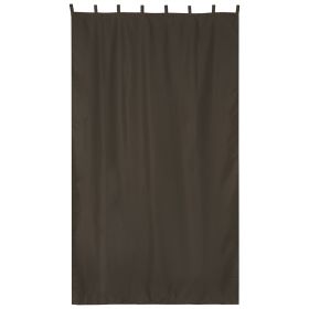 W54*L108in Outdoor Patio Curtain/Coffee