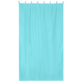 W54*L108in Outdoor Patio Curtain/Light Blue