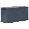 Patio Storage Box 84.5 gal Black