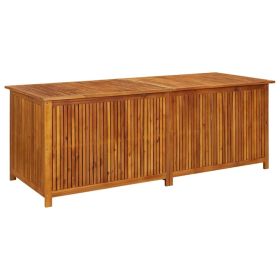 Patio Storage Box 78.7"x31.5"x29.5" Solid Acacia Wood