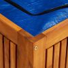 Patio Storage Box 78.7"x31.5"x29.5" Solid Acacia Wood