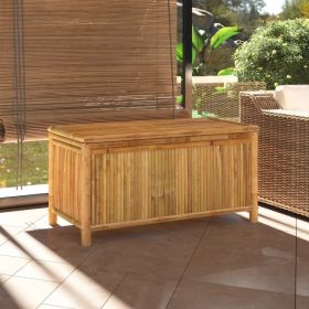 Patio Storage Box 43.3"x20.5"x21.7" Bamboo