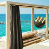 W54*L108in Outdoor Patio Curtain/Coffee