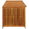 Patio Storage Box 78.7"x31.5"x29.5" Solid Acacia Wood