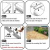 20 PCS Interlocking Deck Tiles Checker Pattern, 12" x 12" Square Teak Hardwood Outdoor Flooring for Patio, Bancony, Pool Side,...