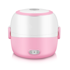 Electric Steamer Mini Kitchenware Rice Cookers (Option: Pink-170x160mm-220V US)