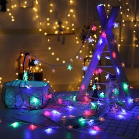 Room layout led lantern flashing string lights starry (Option: Colorful-20M200-Plug in)
