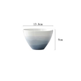 Home Creative Gradient Nordic Ceramic Tableware (Option: 5.5inch Bowl)