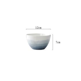 Home Creative Gradient Nordic Ceramic Tableware (Option: 4.75inch Bowl)