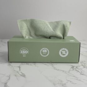 Disposable Kitchen Dishwashing Towel That Absorbs Water And Does Not Shed Hair (Color: Green)