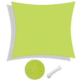 22'x23' Rectangle Sun Shade Sail/ Fruit Green (Color: As Picture)