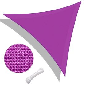 25' x 25' x 25' Triangle Sun Shade Sail/ Red Purple (Warehouse: LA01)