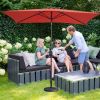 6.5FT Ã— 10FT Patio Umbrella