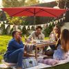 6.5FT Ã— 10FT Patio Umbrella