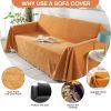 Chenille Couch Cover Universal Sofa Cover Sofa Slipcover for Pets Dogs Cats