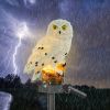 Solar Powered Owl Garden Light IP65 Waterproof LED Owl Landscape Lamp Decorative Lawn Lights