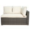 Patio Furniture Sets;  7-Piece Patio Wicker Sofa ;  Cushions;  Chairs ;  a Loveseat ;  a Table and a Storage Box
