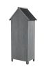 30.3"L X 21.3"W X 70.5"H Outdoor Storage Cabinet;  Wooden Tool Shed for Garden Patio Backyard,  Natural/Gray